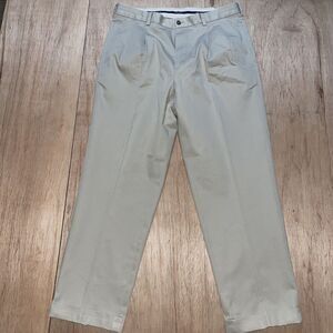 Brooks Brothers Mens Chino Pants 36x30 Advantage‎ chino Elliot Beige straight